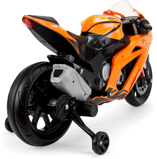 Injusa elektrische kindermotorfiets KTM RC8C 12V oranje