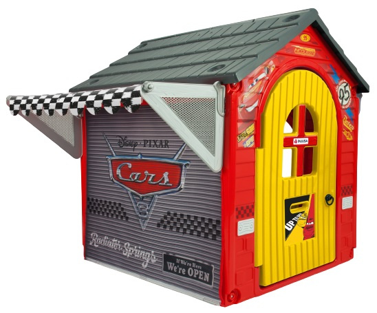 Hracia garáž Disney Cars 111 x 127 cm červená/žltá
