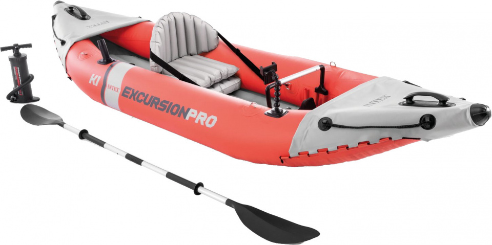 Intex Intex nafukovací kajak Excursion Pro K1 305 cm vinyl červený 3dielny