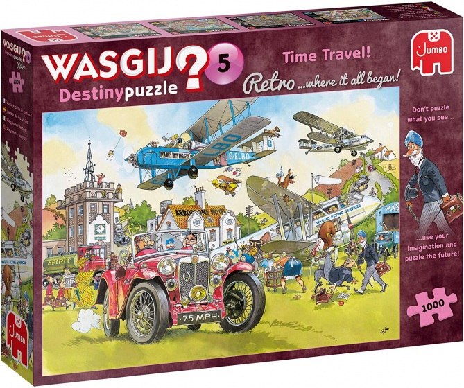 Jumbo legpuzzel Wasgij Tijdreizen 68 x 49 cm 1000 stukjes