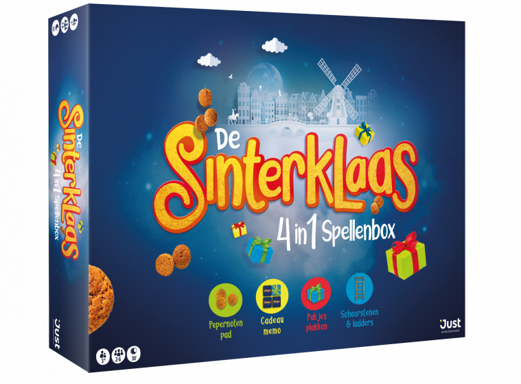 Herný box Just Games Sinterklaas 4-v-1 (NL)