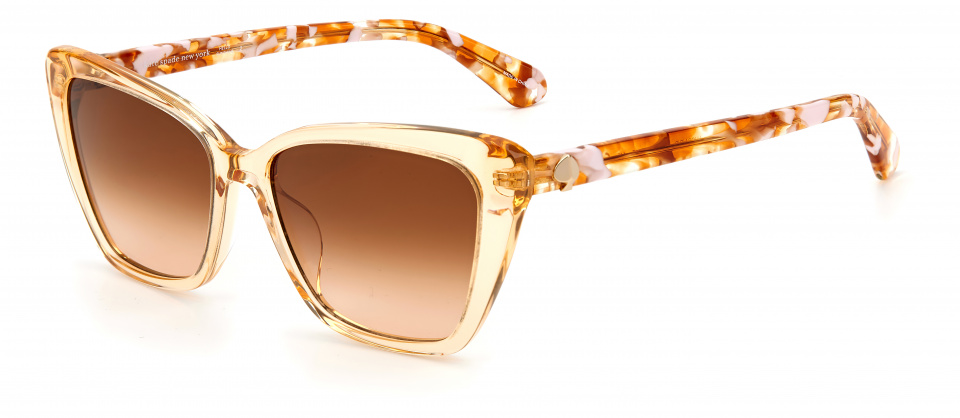 lunettes de soleil Lucca/G/S ladies cat.3 cat-eye cream/brown