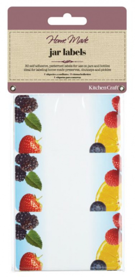 voedseletiketten Fruit papier wit 30 stuks