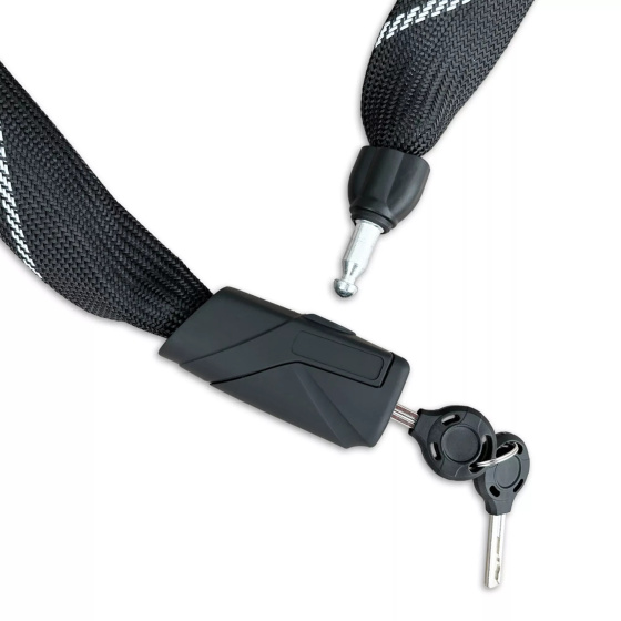 Lynx Bronx Chain Lock with Auto-click System 110 cm Steel Black