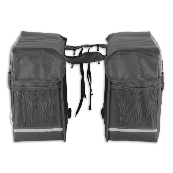 Lynx Olympic Double Double Fahrradtasche Schwarz 35 Liter
