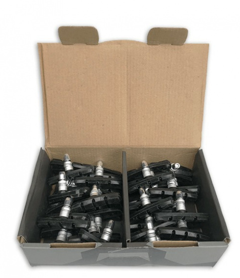 sabots de frein V-Brake 70 mm noir 25 jeux