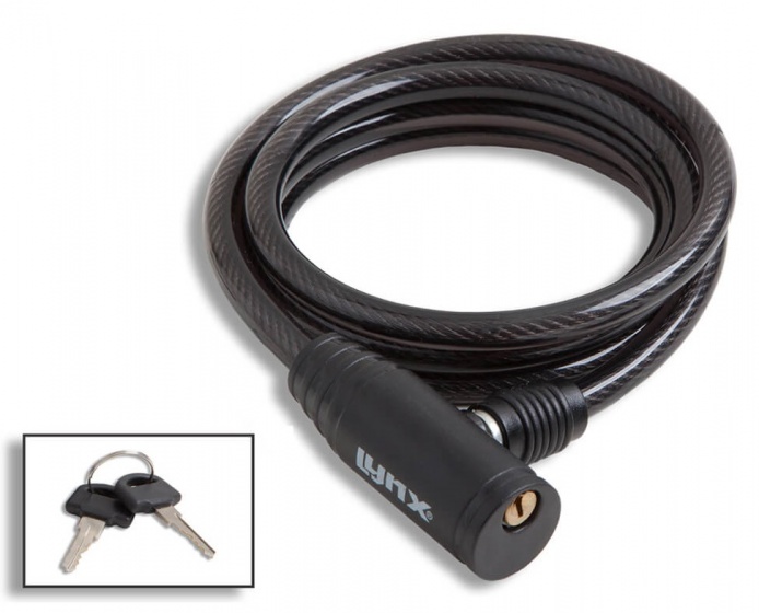 Lynx Cable spiral 1500 x 8 mm smoke