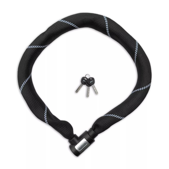Lynx Stelix ART 2 Chain Lock 110 cm x 8.3 mm Black