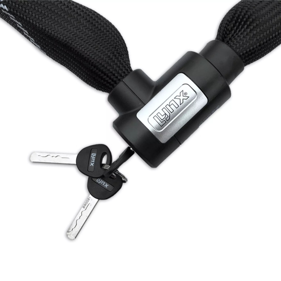 Lynx Stelix ART 2 Chain Lock 110 cm x 8.3 mm Black
