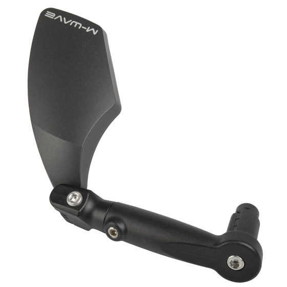 r&eacute;viseur v&eacute;gauche Barend verre/fibre de verre noir/argent&eacute;