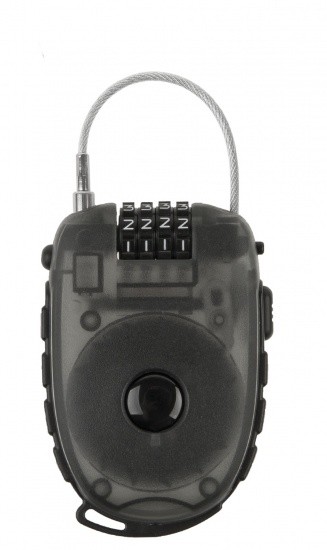 M Wave Kabelslot 900 cm x 2,5 mm Zwart afbeelding