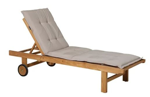 ligbedkussen Panama 200 x 65 cm katoen/polyester beige