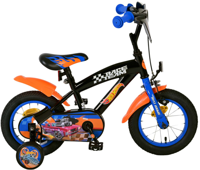 Mattel Hot Wheels 12 Inch 21,5 cm Jongens Terugtraprem Zwart/Oranje afbeelding