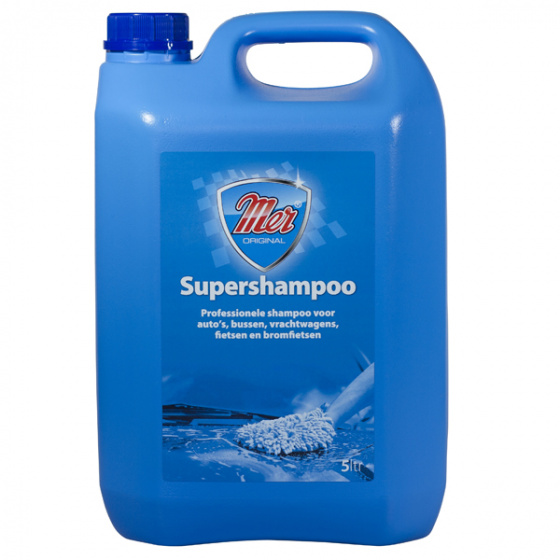 MER autošampón Supershampoo 5 litrový modrý