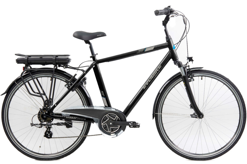 Minerva Evobike 28 Inch Heren 7V V-Brakes Zwart