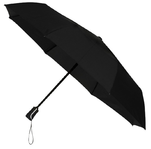 parapluie automatique 95 cm polyester noir