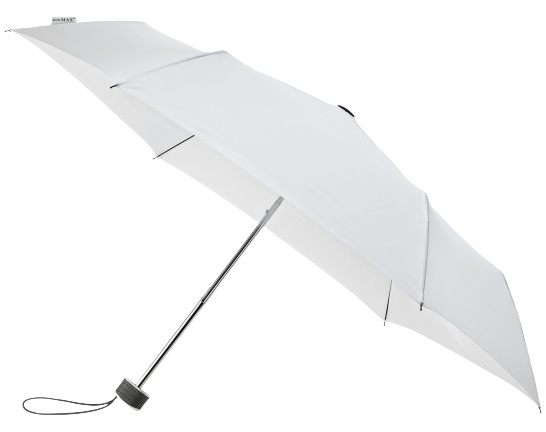 parapluie &agrave;in 90 cm polyester blanc