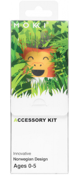 kit d'accessoires lunettes de soleil jaune/orange 5 pi&egrave;