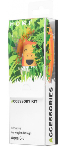 kit d'accessoires lunettes de soleil jaune/orange 5 pi&egrave;