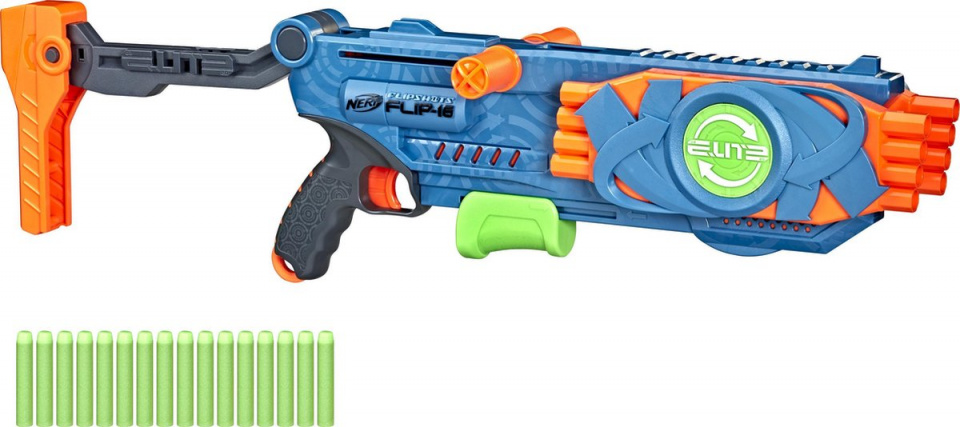 NERF blaster Elite 2.0 Flip 16 modrý