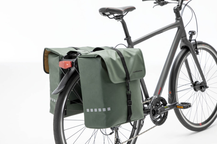 New Looxs Odense Double Bicycle Bag 39 Liter Dark Blue