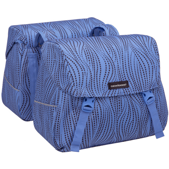 New Looxs Joli Alma dubbele tas 37 liter waterafstotend blauw afbeelding
