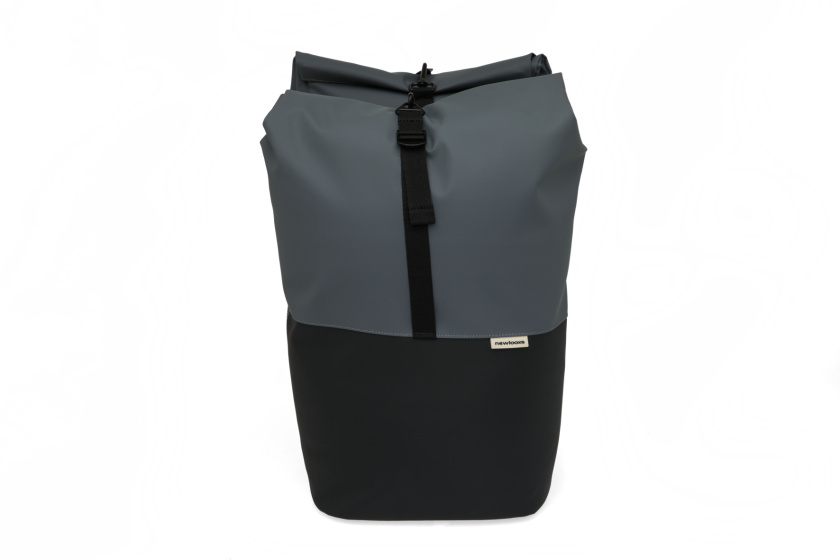 New Looxs Nyborg Dubbele Fietstas 34 Liter Donkergrijs/Zwart