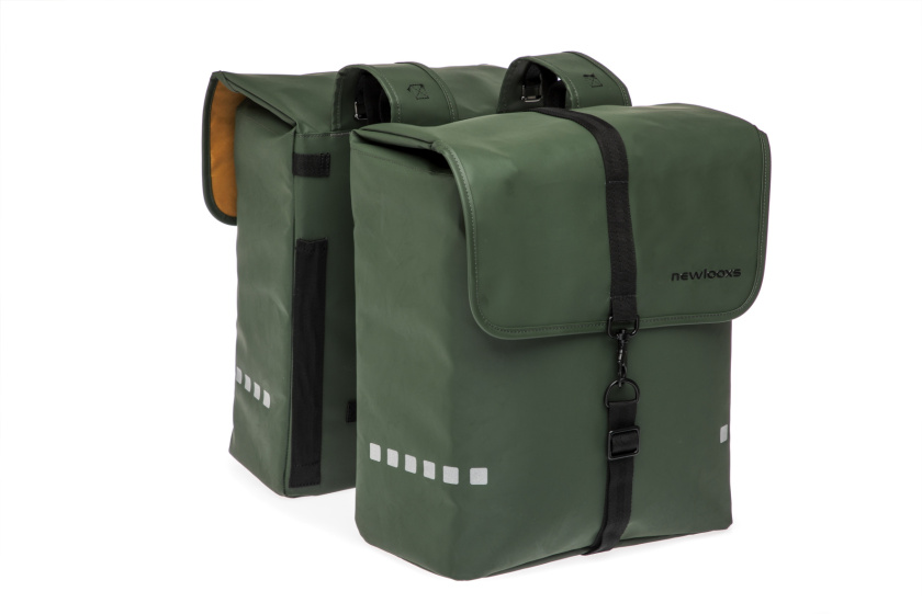 New Looxs Odense Double Bicycle Bag 39 Liter Dunkelgrün