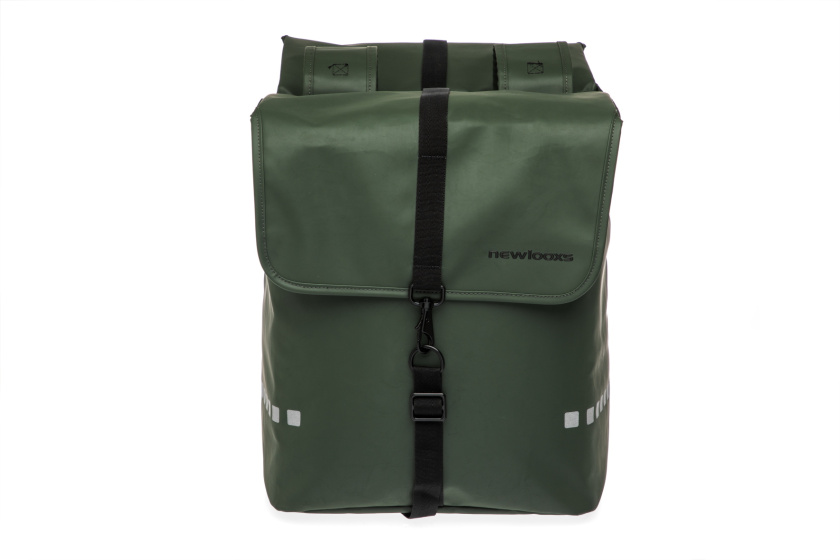 New Looxs Odense Double Bicycle Bag 39 Liter Dunkelgrün