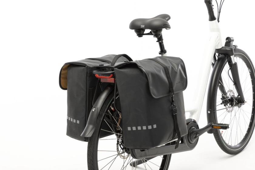 New Looxs Odense Doppel-Fahrradtasche MIK Adapter 39 Liter Schwarz