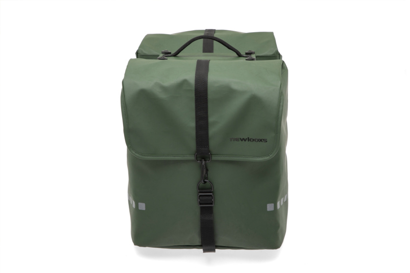 New Looxs Odense MIK Doppel-Fahrradtasche 39 Liter Dunkelgrün