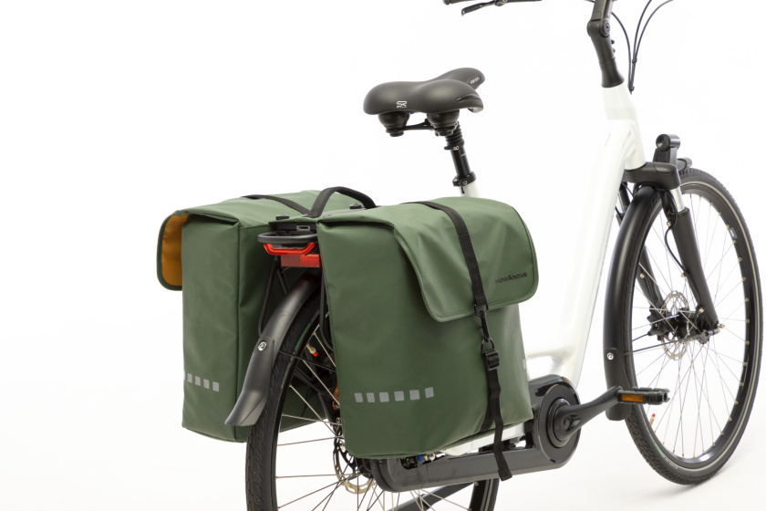 New Looxs Odense MIK Doppel-Fahrradtasche 39 Liter Dunkelgrün