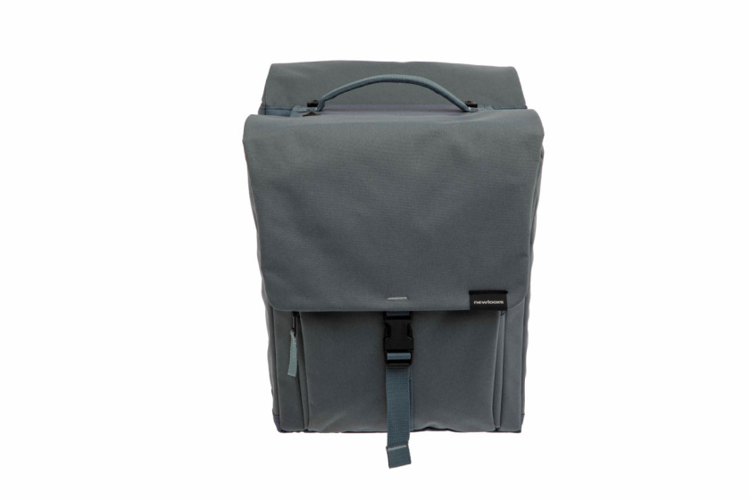 New Looxs Tulum MIK Doppel-Fahrradtasche 32 Liter Pet Grau Grün