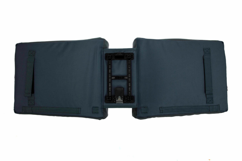 New Looxs Tulum MIK Doppel-Fahrradtasche 32 Liter Pet Grau Grün