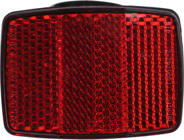 Non-branded Reflector Achter Junior 4 X 5,5 Cm Rood Per Stuk