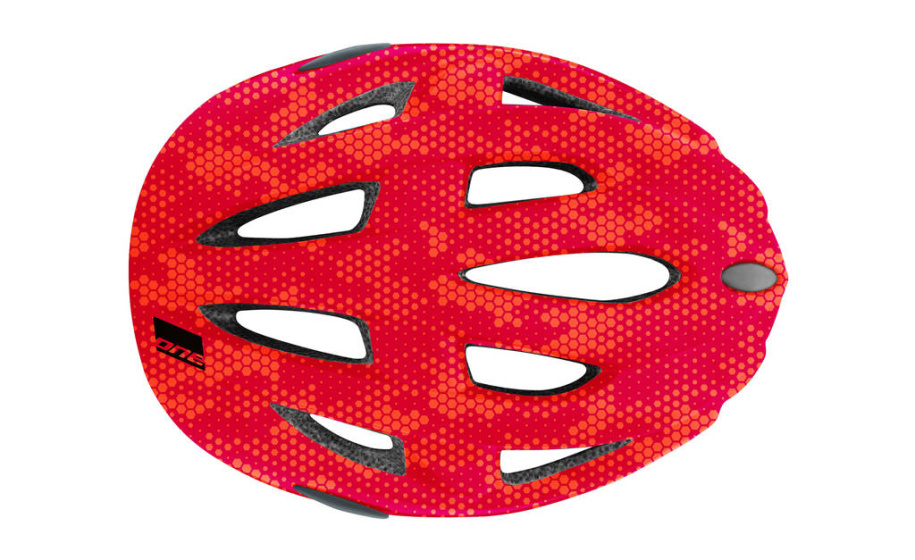 One Racer Bicycle Helmet Adjustable Junior Red