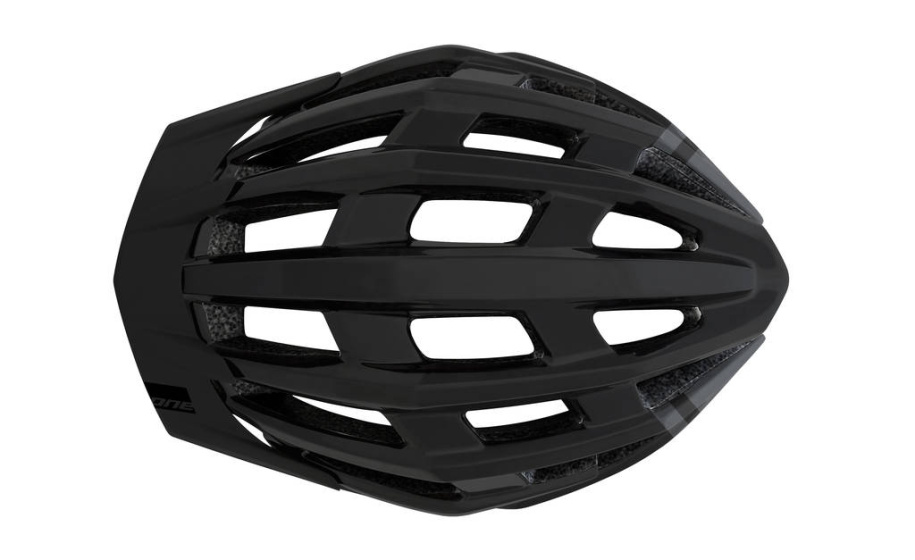 One MTB Race Bicycle Helmet Adjustable Black/Dark Gray