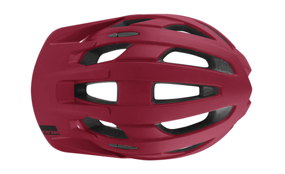 One Trail Pro Fahrradhelm Verstellbar Bordeaux/Schwarz