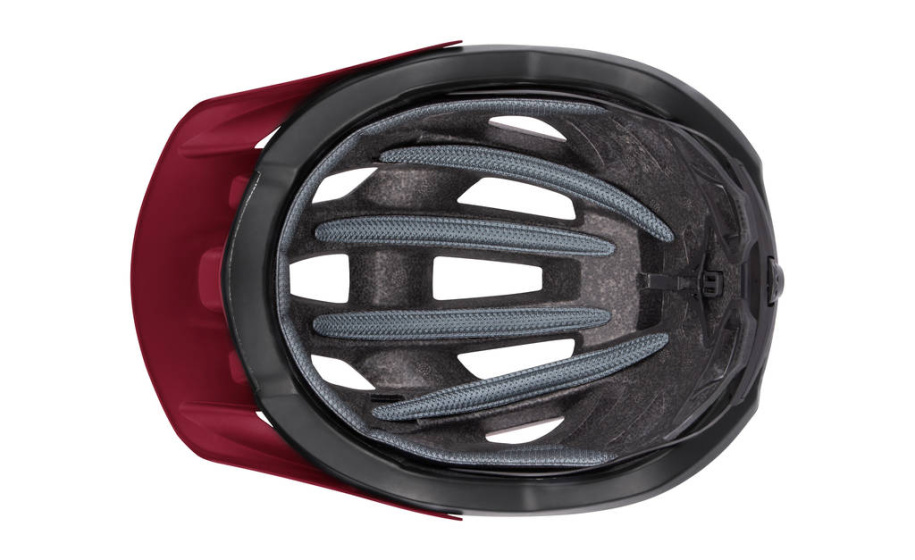 One Trail Pro Fahrradhelm Verstellbar Bordeaux/Schwarz