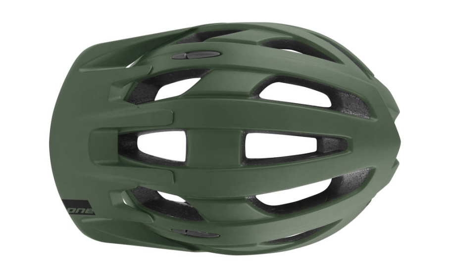 One Trail Pro Fahrradhelm Verstellbar Khaki/Schwarz