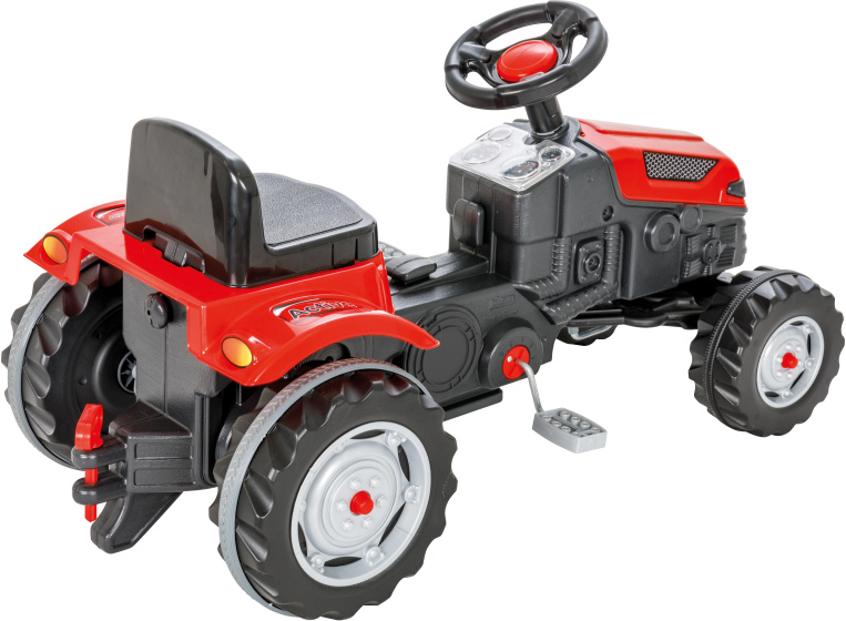 Pilsan Active traptractor rood/donkergrijs