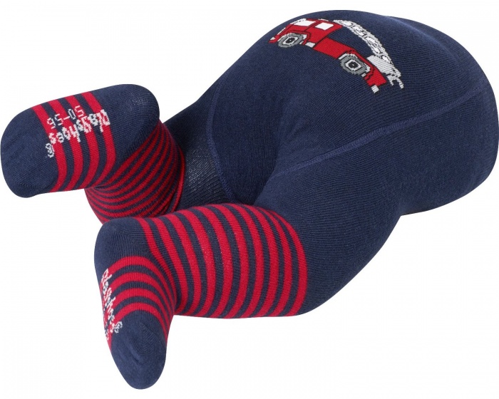Playshoes maillot brandweer meisjes katoen donkerblauw
