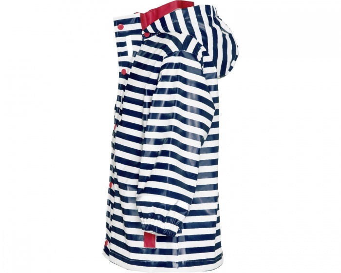 Playshoes regenjas Maritiem navy/wit junior
