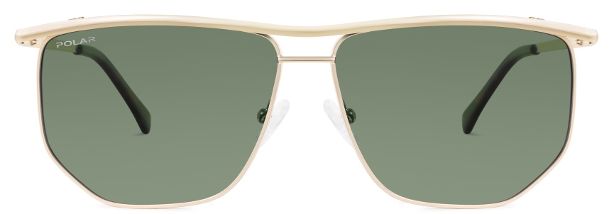 Slnečné okuliare Polar Scott polarized Cat. 4 zlaté/zelené
