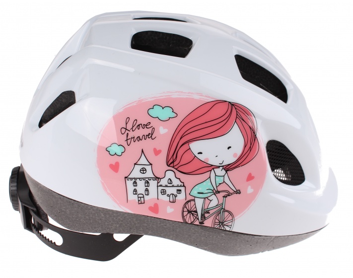 helm prinses wit maat 46/53 cm