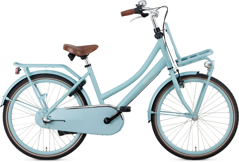 Popal Daily Dutch Basic+ 24 Inch 40 cm Meisjes 3V Terugtraprem Matblauw