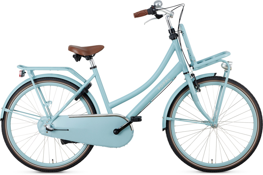 Popal Daily Dutch Basic+ 26 Inch 45,5 cm Meisjes 3V Terugtraprem Matblauw