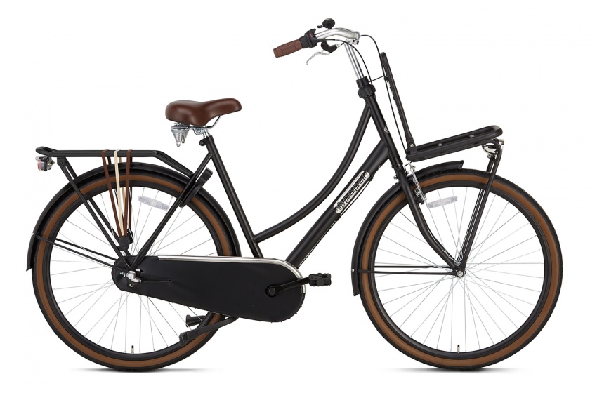 Popal | Damesfiets | Daily Dutch Basic+ 28 | Staal | Zwart