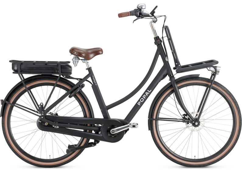 Popal Daily Dutch Prestige-E 28 Zoll Damen 7G Hydraulisch Scheibenbremse Mattschwarz