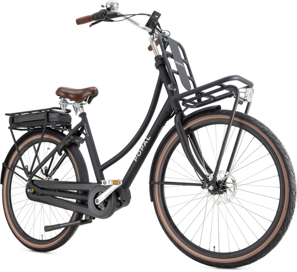 Popal Daily Dutch Prestige-E 28 Zoll Damen 7G Hydraulisch Scheibenbremse Mattschwarz